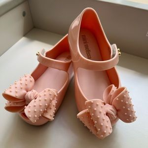 Mini Melissa Ultra Sweet VII Mary Jane (Walker) Sandal in Light Pink
